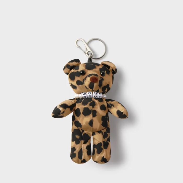 charm grigri ourson wouf leopard pour sac ou clef