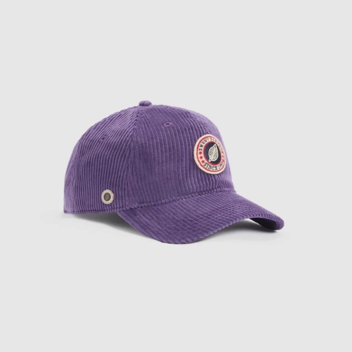 casquette violette velours cotelé fin de sweet pants