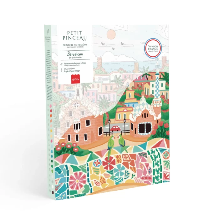 Peinture numéro Barcelone Petit Pinceau