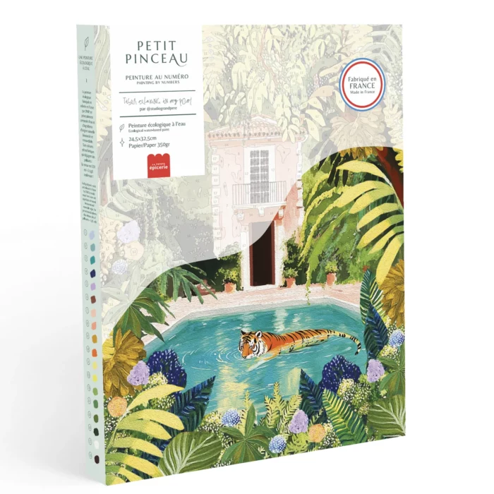 Peinture numéro Tiger Petit Pinceau