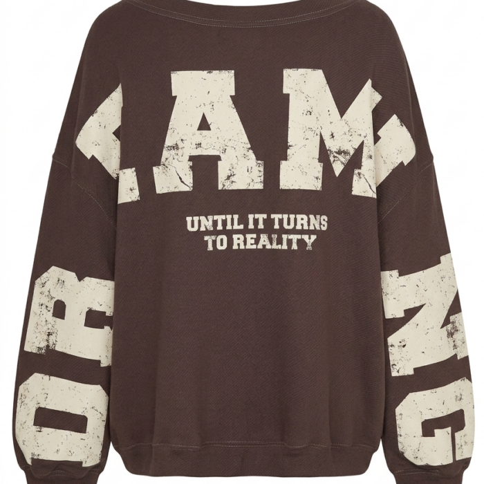 Sweat Dreaming Liv Bergen brun Espresso vue de dos