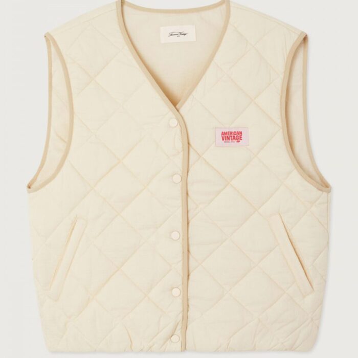 Veste Yupibam American Vintage coloris Crème
